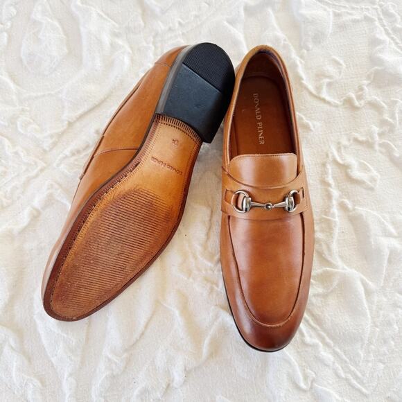 Donald J. Pliner Ted Bit Leather Slip-On Loafers main image 4